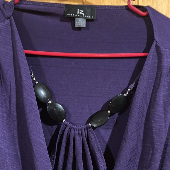 IZ BYER CALIFORNIA Purple Women's Top - Picture 4 of 5